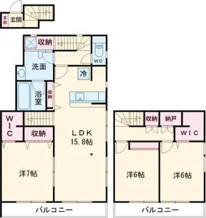 ステージクォリアップ経堂の間取り