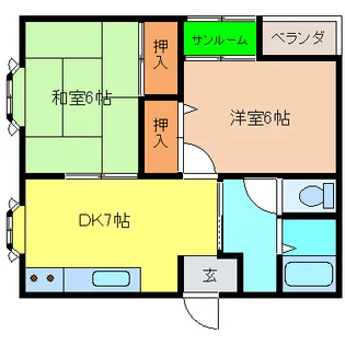 プロローグ原【2階】の間取り