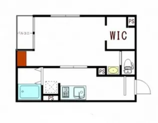 岡山県岡山市中区清水2【アパート】の間取り