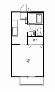 レイクヒル弐番館【2階】の間取り