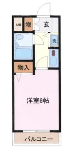 埼玉県さいたま市浦和区仲町2【マンション】の間取り