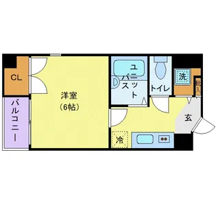 ヴィレ日本橋箱崎【5階】の間取り
