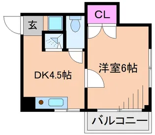 神奈川県横浜市港北区綱島西4【マンション】の間取り