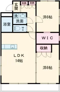 クレイドル若宮【1階】の間取り