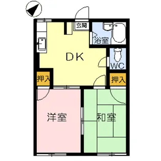 ランドシップパオI棟【1階】の間取り