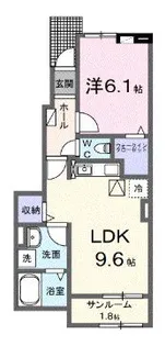 東京都東久留米市中央町2【アパート】の間取り
