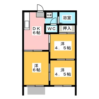 タウニィマキ A【1階】の間取り