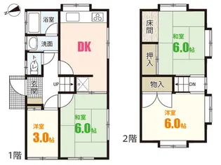 広島県広島市安佐北区口田南4【一戸建】の間取り