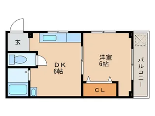 キャピタル本陣【3階】の間取り