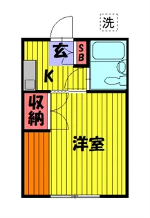 第二稲荷荘【2階】の間取り