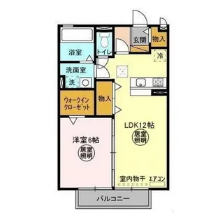 Royal Park HIMEKO C【1階】の間取り