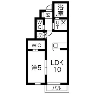 Bell tree B【1階】の間取り