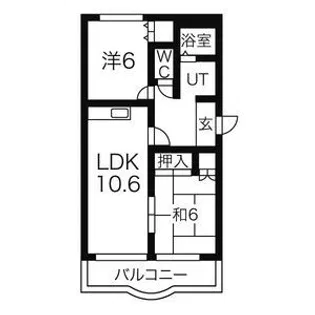 パレンティ―ア【3階】の間取り