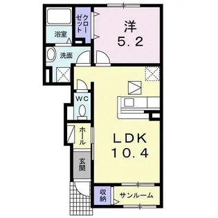 新潟県見附市上新田町【アパート】の間取り