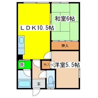 カーサ貴樹【2階】の間取り
