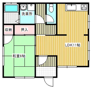 茨城県龍ヶ崎市砂町【一戸建】の間取り