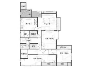 協學館ハウス本館【2階】の間取り