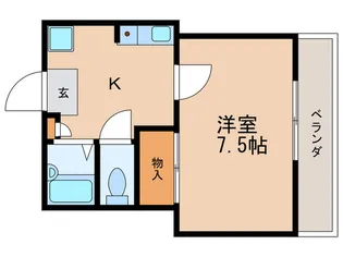 ハイツ・フローラ【3階】の間取り