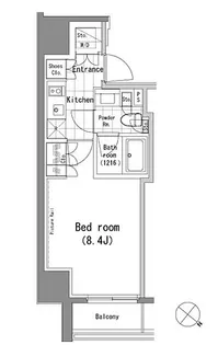 パークハビオ青山【9階】の間取り