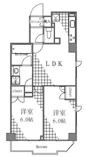 東京都墨田区緑2【マンション】の間取り