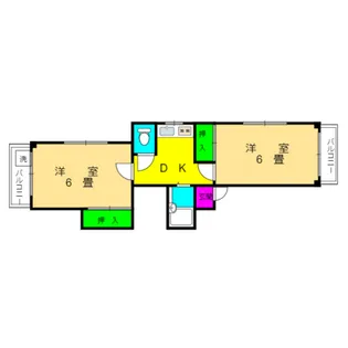 K・Gマンション【3階】の間取り