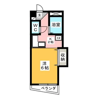 レ・ゾワゾー【1階】の間取り