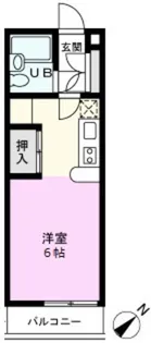 グリーンハイツ【2階】の間取り