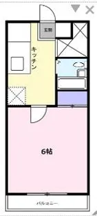 シルキー吉美B【2階】の間取り