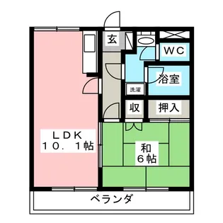 ラヴェールエスポアI【2階】の間取り