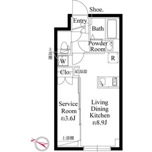 東京都品川区西大井6【マンション】の間取り