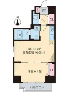 S.S.キューベライズ【5階】の間取り