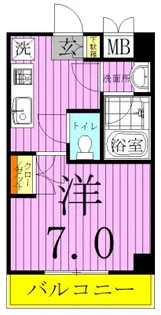 サクシード金町【3階】の間取り