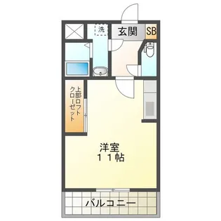 プラムファインJPMC【2階】の間取り