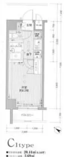 メインステージ目黒南【4階】の間取り