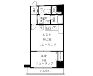 ローズガーデン【6階】の間取り