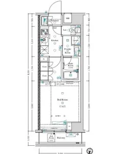 AXASレジデンス外苑【4階】の間取り