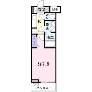カーサ プラシード【2階】の間取り
