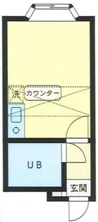 1Rの間取り画像