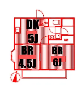 セントバレーA棟【1階】の間取り