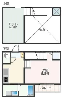 1Rの間取り画像