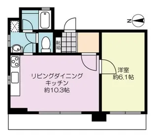 東京都台東区三ノ輪2【マンション】の間取り