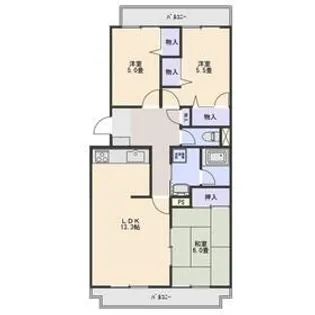 けやきヒルズ【1階】の間取り