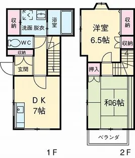 神奈川県横須賀市小矢部3【一戸建】の間取り