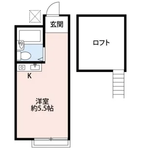 アップルハウスパピヨン【2階】の間取り