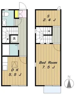 神奈川県相模原市中央区相模原6【一戸建】の間取り