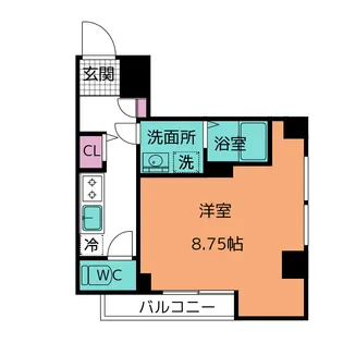 シーマン山里【4階】の間取り