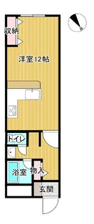 シティガーデン南通I【5階】の間取り