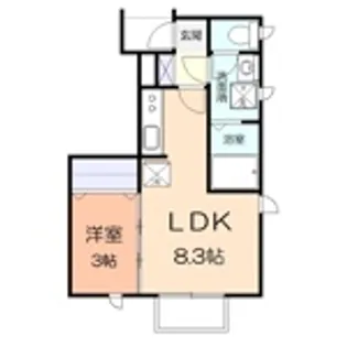 ローズ ココ【1階】の間取り