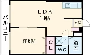 エルディムK-1【1階】の間取り