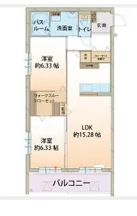 岐阜県多治見市高田町4【マンション】の間取り
